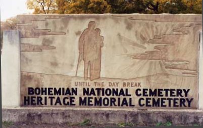 Cemetery name plaque